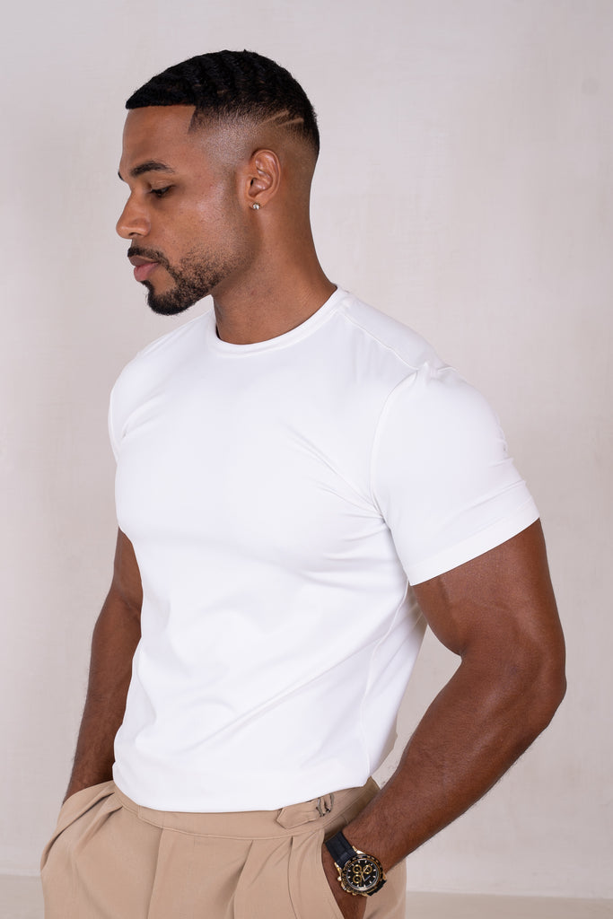 Mercerised Luxe T-Shirt - White