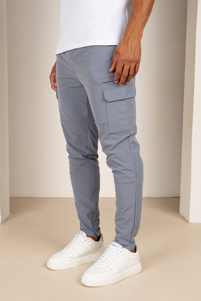 Pantalon cargo Premium Detail V2 - Bleu acier