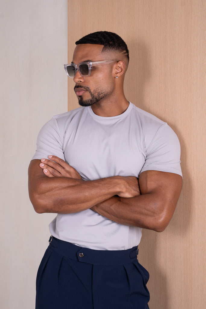 Mercerised Luxe T-Shirt - Grey