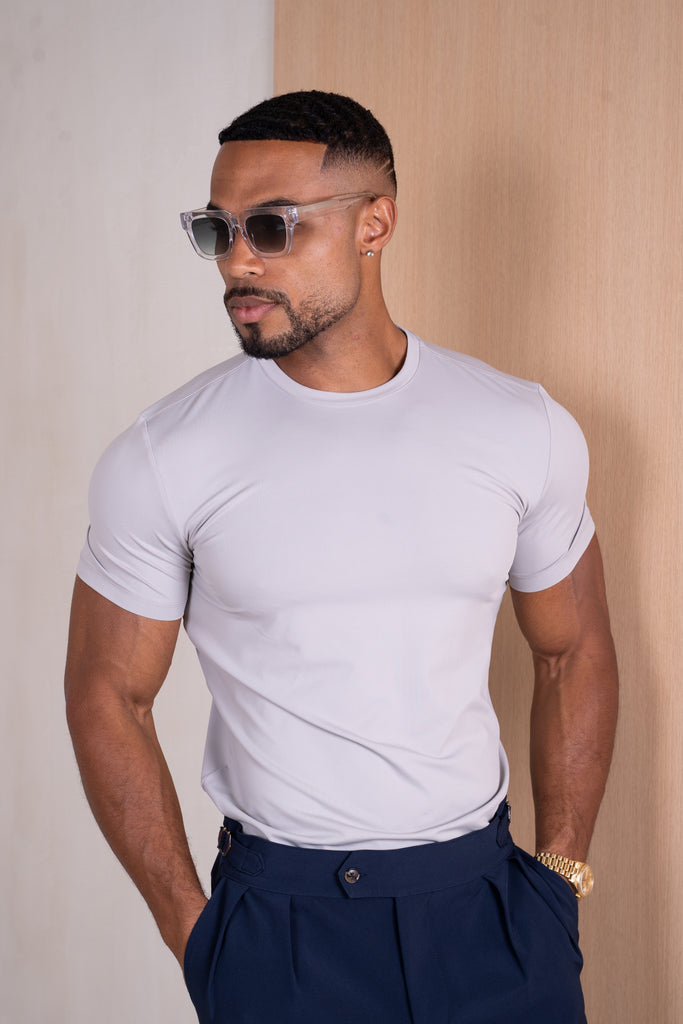 Mercerised Luxe T-Shirt - Grey