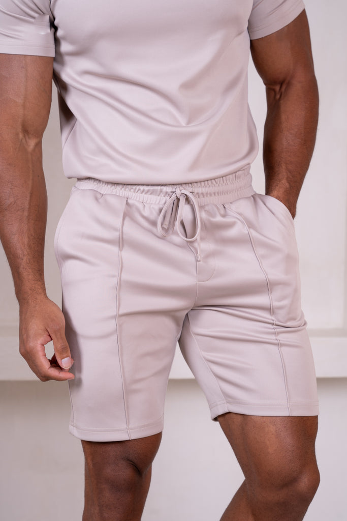 Premium Scuba Slim Fit T-Shirt - Taupe (SS)