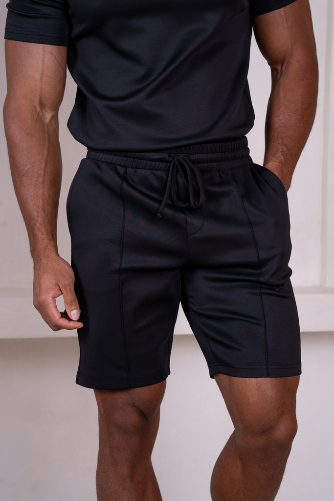 Premium Scuba Slim Fit T-Shirt - Black (SS)