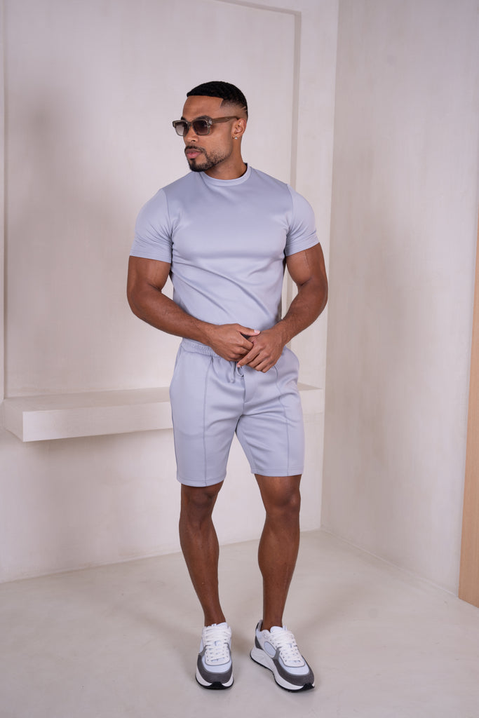 Premium Scuba Slim Fit T-Shirt - Grey (SS)