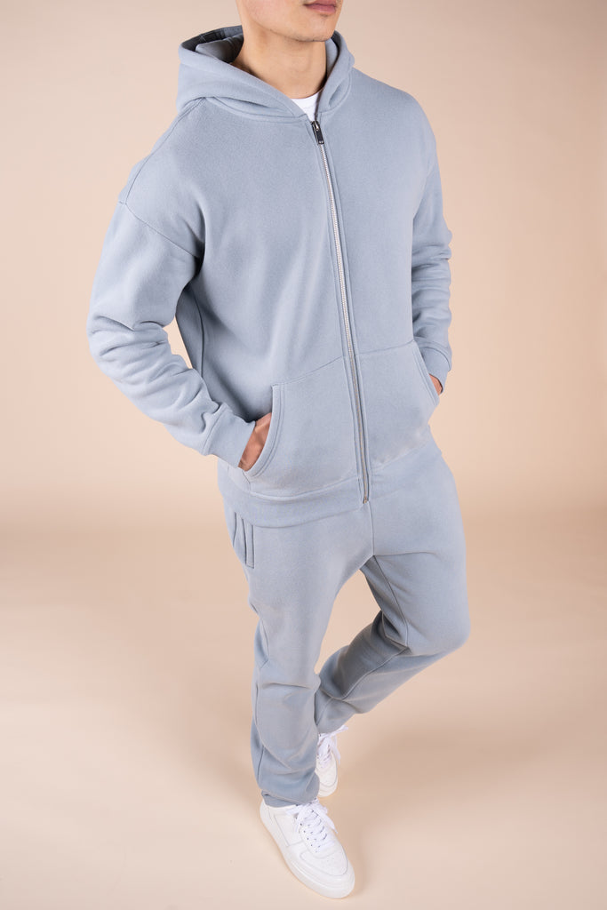 Premium Luxe Straight Leg Jogger - Powder Blue