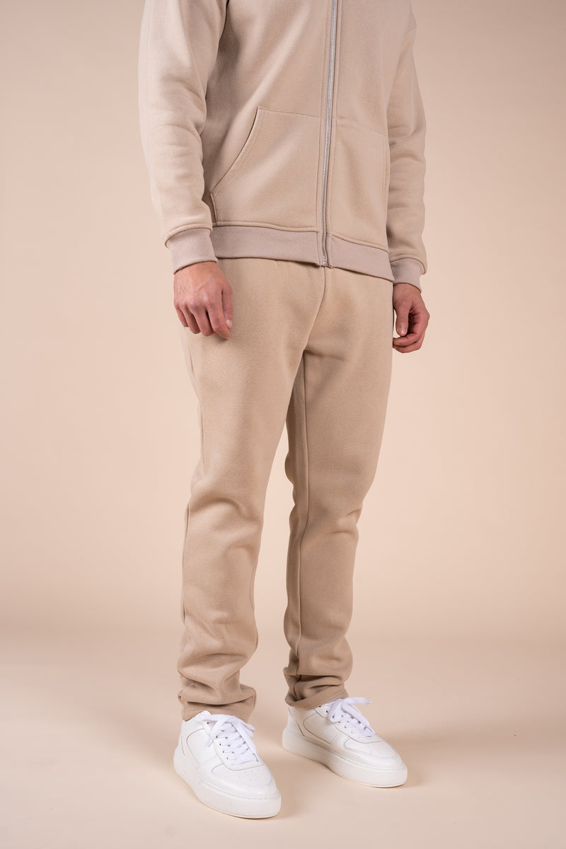 Premium Luxe Straight Leg Jogger - Taupe