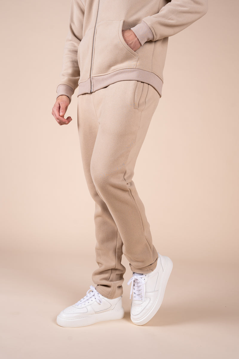 Premium Luxe Straight Leg Jogger - Taupe