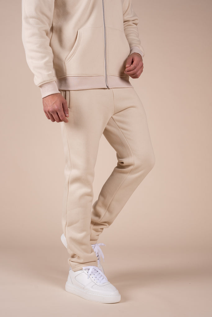 Premium Luxe Straight Leg Jogger - Stone