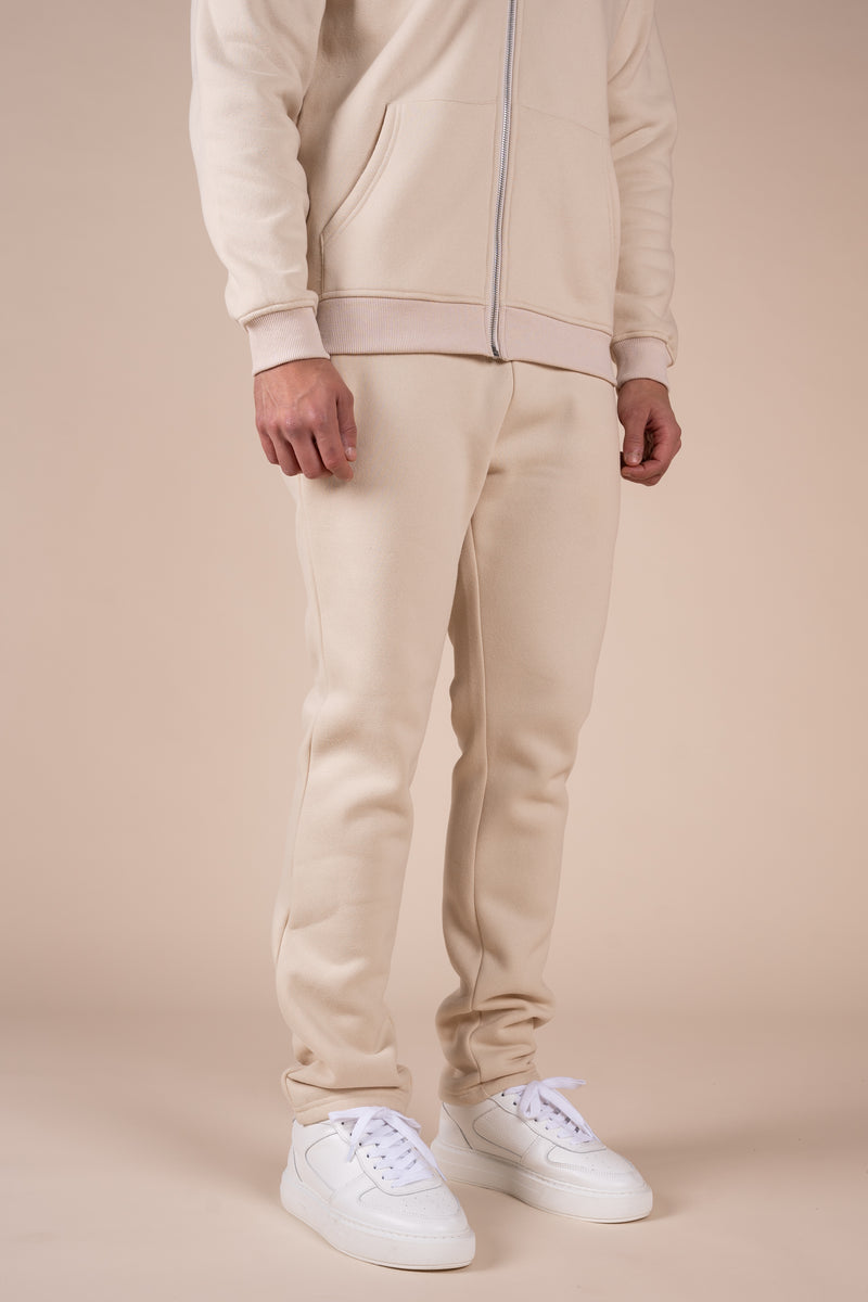 Premium Luxe Straight Leg Jogger - Stone