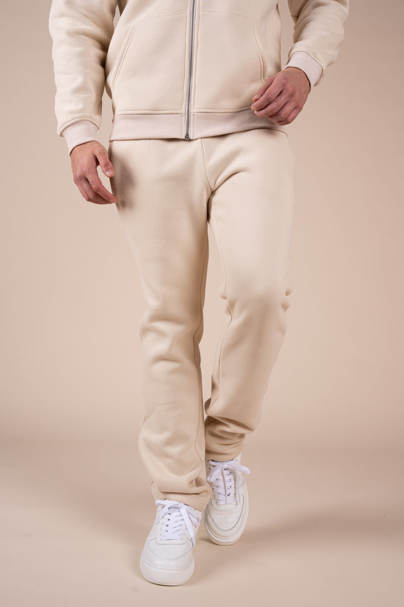 Premium Luxe Straight Leg Jogger - Stone