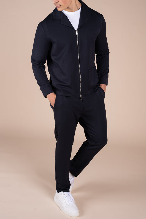 Cuban Tailored Trouser - Navy