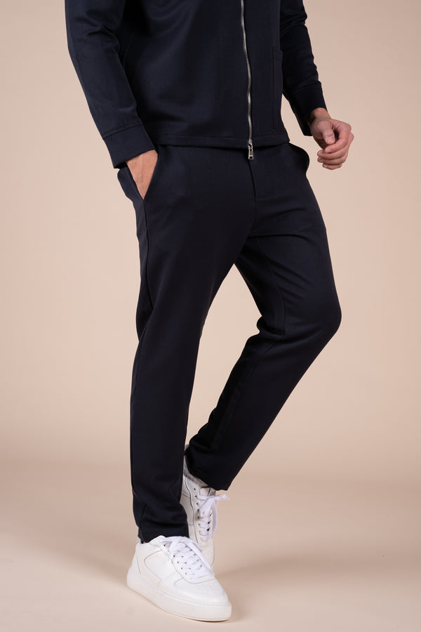 Cuban Tailored Trouser - Navy