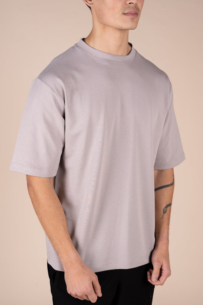 Boxy Fit Oversized T-Shirt - Grey