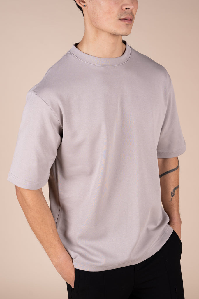 Boxy Fit Oversized T-Shirt - Grey