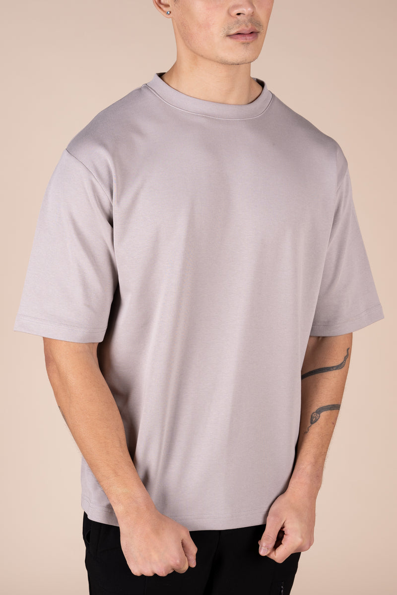 Boxy Fit Oversized T-Shirt - Grey