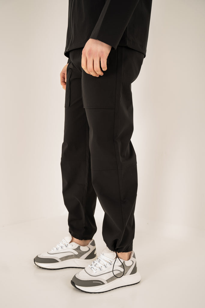 Pinnacle Brushed Technical Cargo Pant - Black