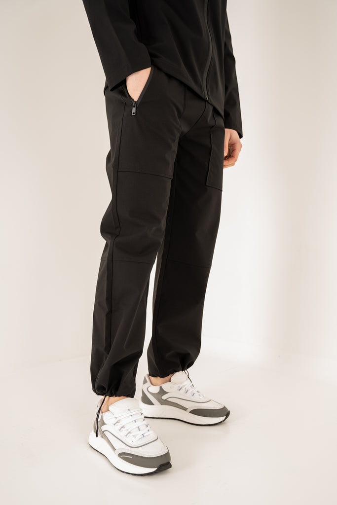 Pinnacle Brushed Technical Cargo Pant - Black