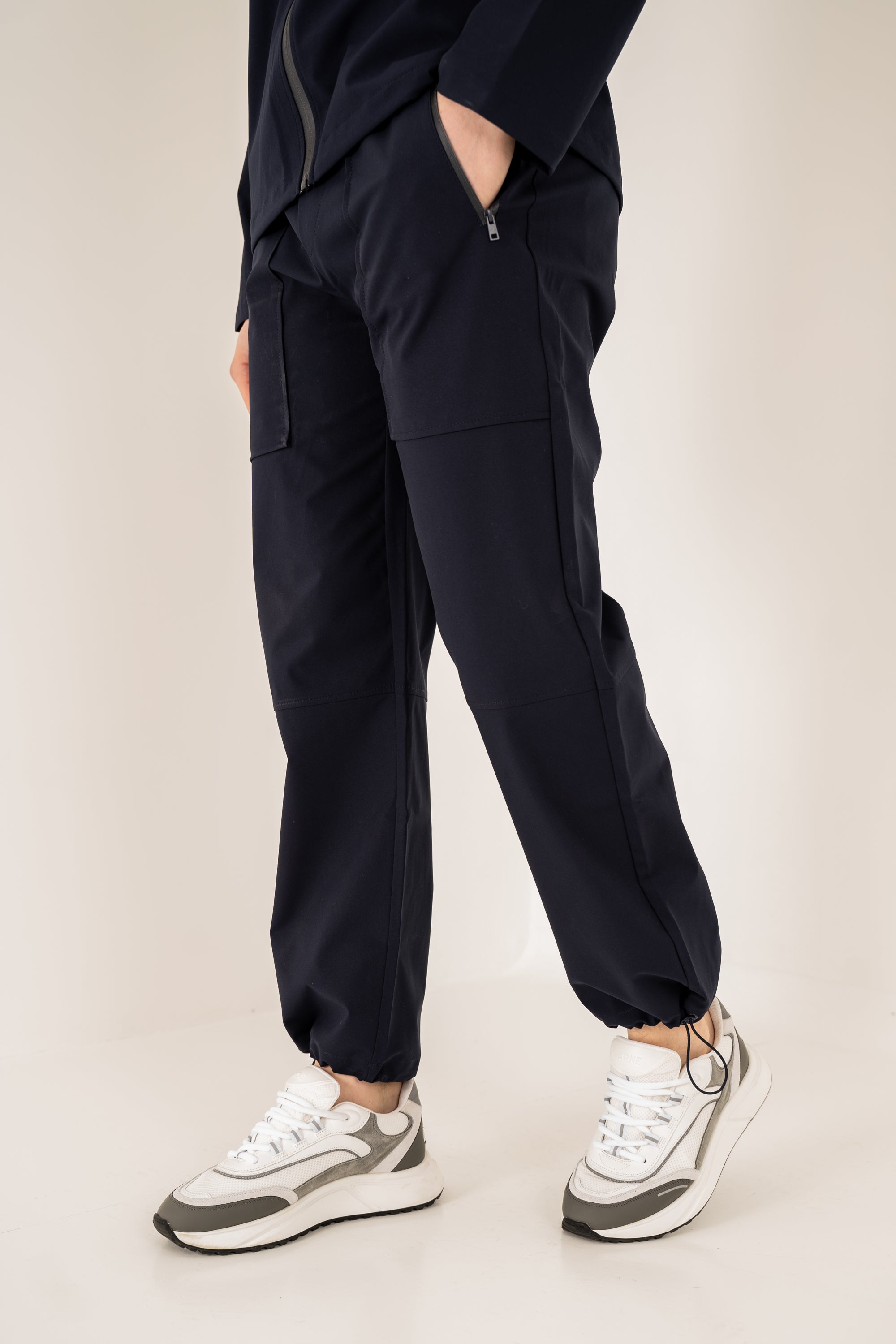 Pinnacle Brushed Technical Cargo Pant - Navy