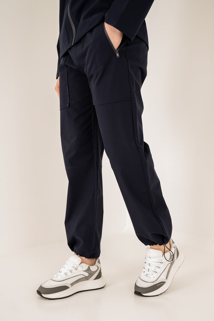 Pinnacle Brushed Technical Cargo Pant - Navy