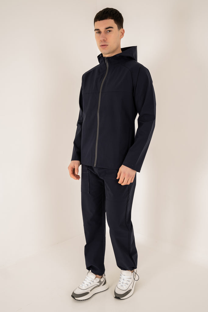 Pinnacle Brushed Technical Cargo Pant - Navy