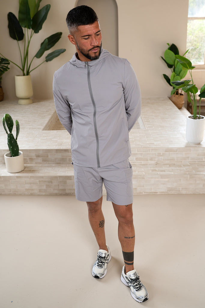 Premium Technical Shorts - Light Grey