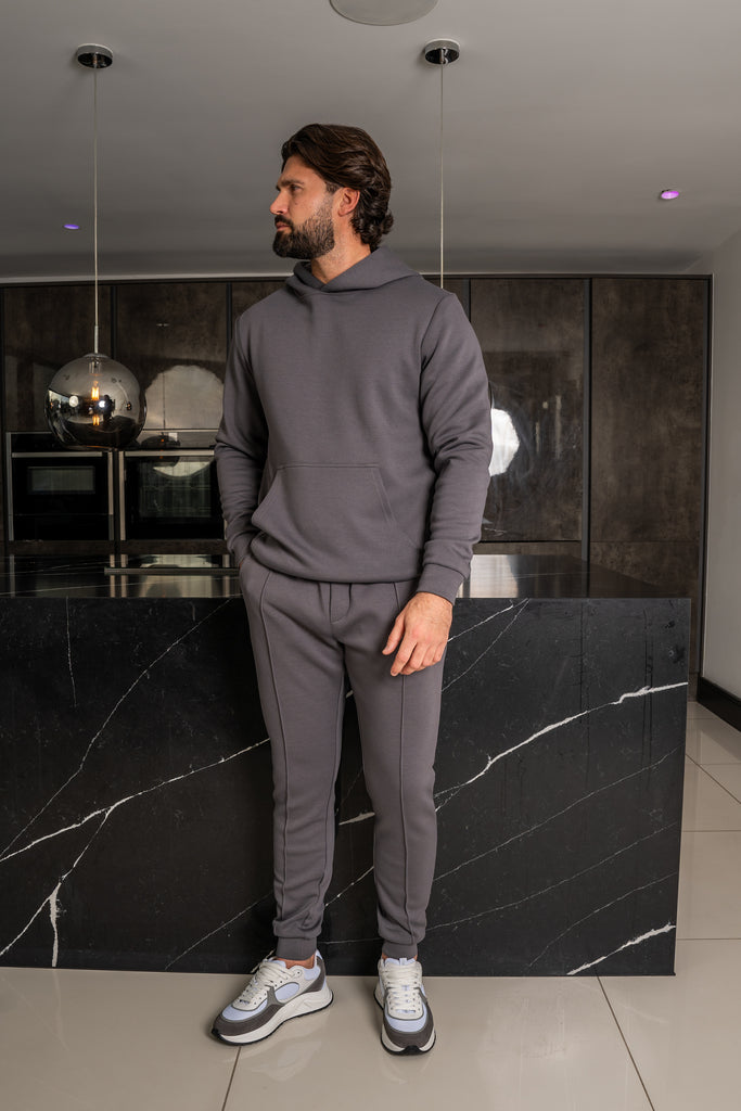 Essential Scuba Hoodie and Joggers Set - 2 Colours (Charcoal and Navy) - 2 Pack