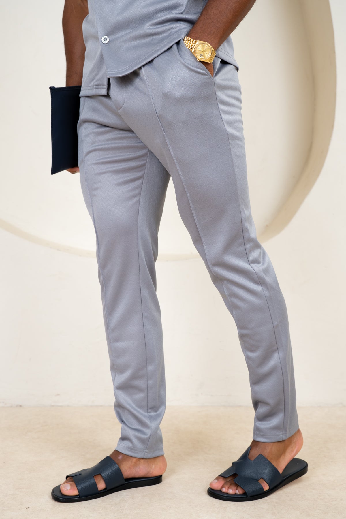 Interlock Tailored Jogger - Grey