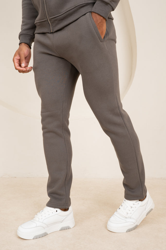 Premium Luxe Zip Up Hoody - Charcoal