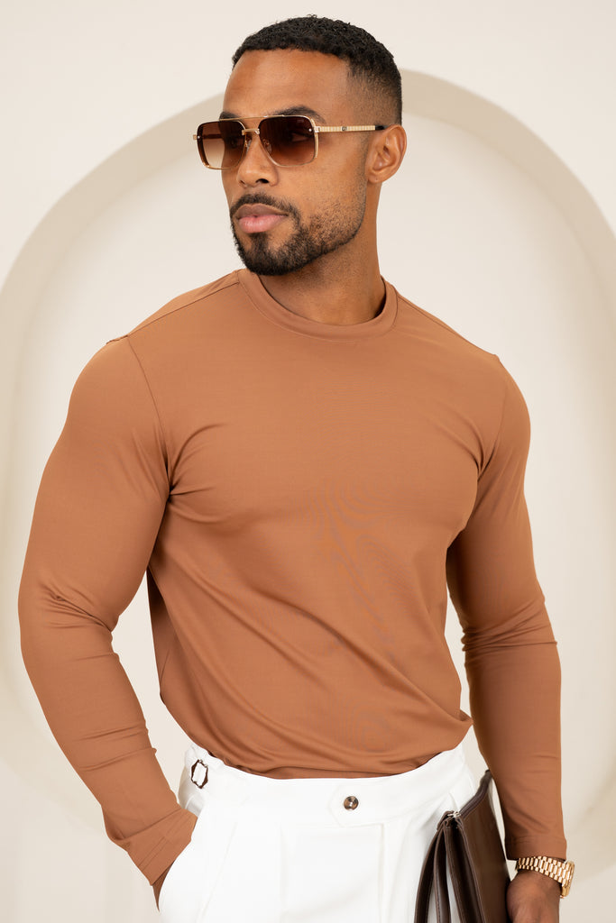 Mercerised Luxe Long Sleeve T-Shirt - 9 Pack (Multi Pack)