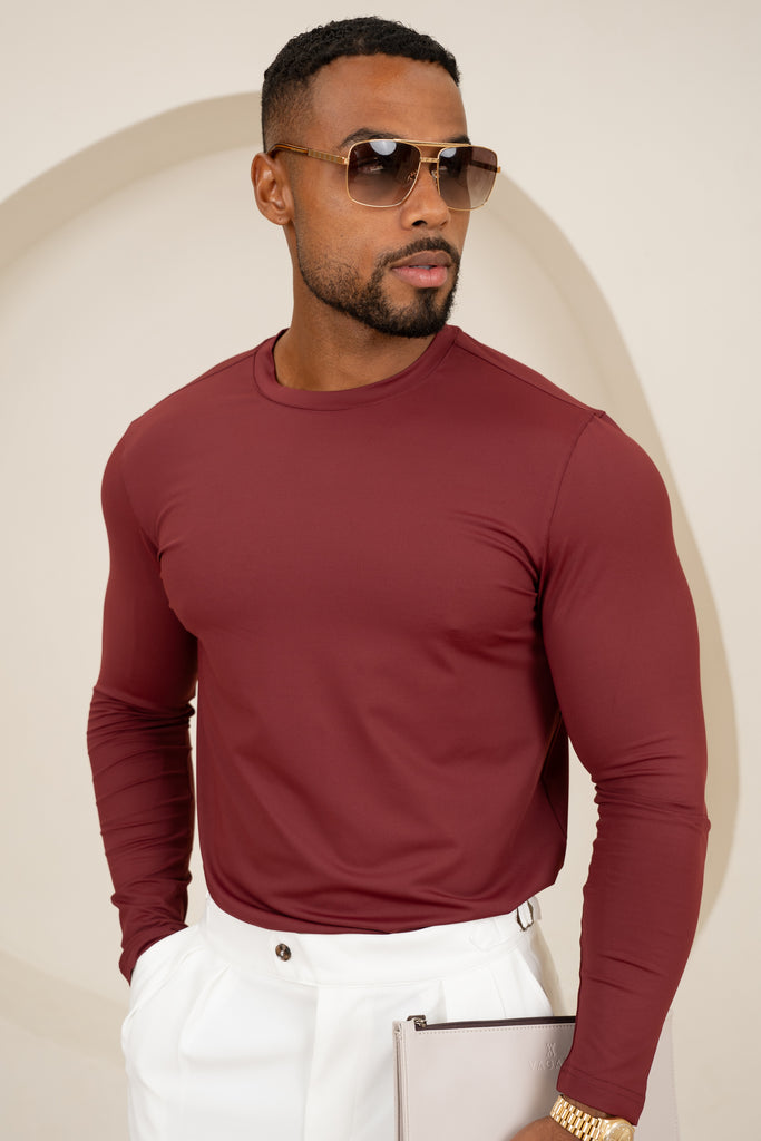Mercerised Luxe Long Sleeve T-Shirt - 9 Pack (Multi Pack)