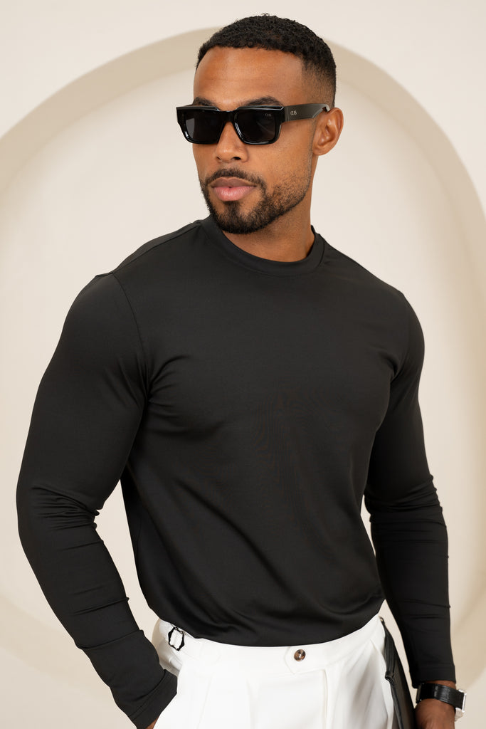 Mercerised Luxe Long Sleeve T-Shirt - 9 Pack (Multi Pack)