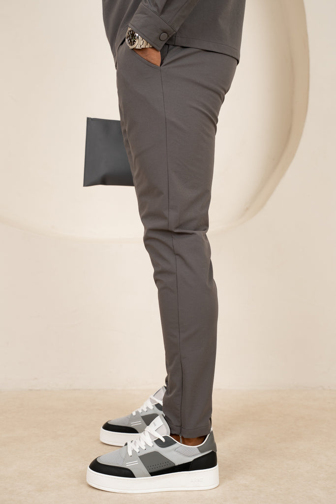 Mode Tailored Trouser - Charcoal
