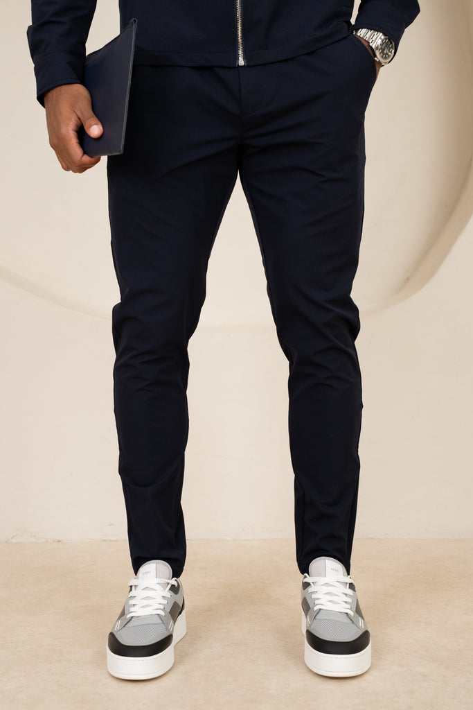Mode Tailored Trouser - Navy