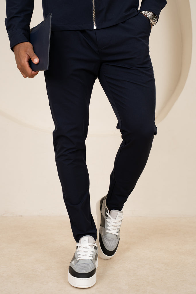 Mode Tailored Trouser - Navy