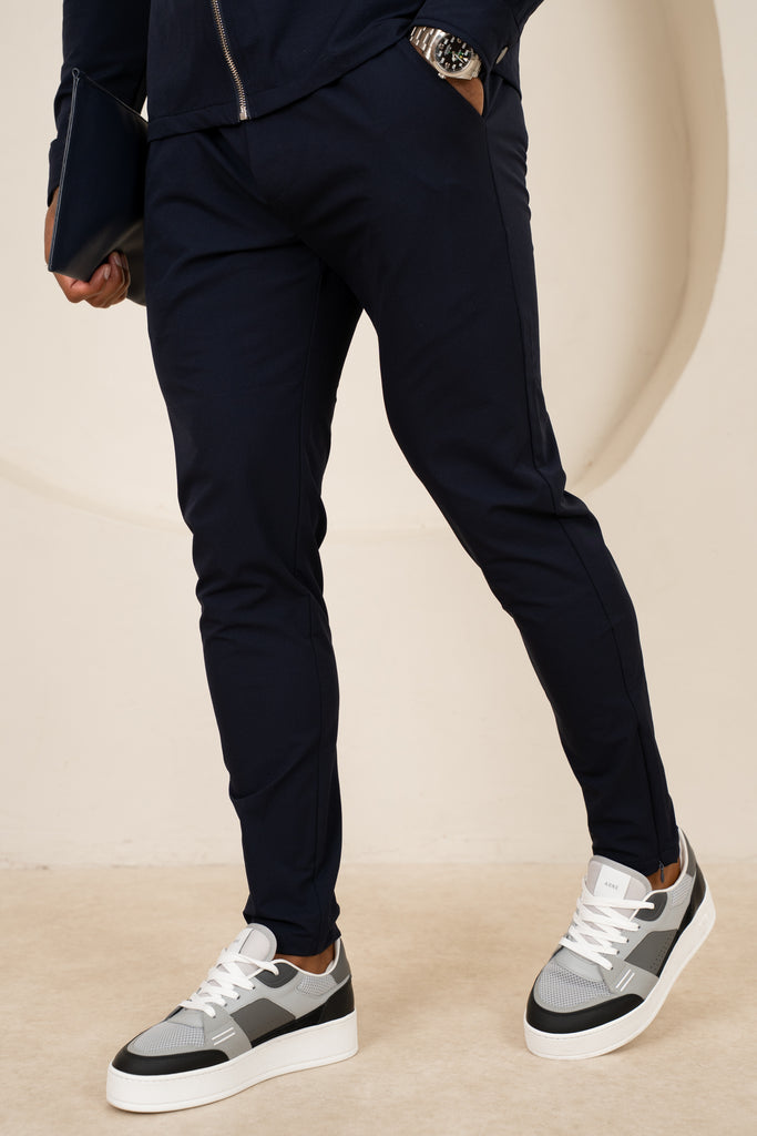 Mode Tailored Trouser - Navy