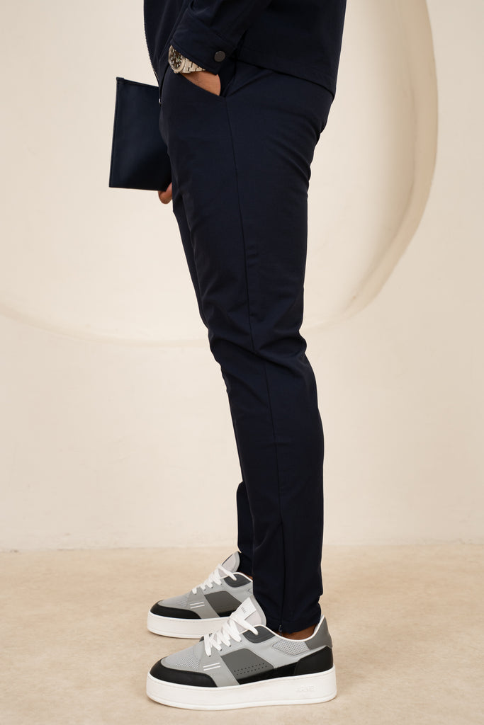 Mode Tailored Trouser - Navy