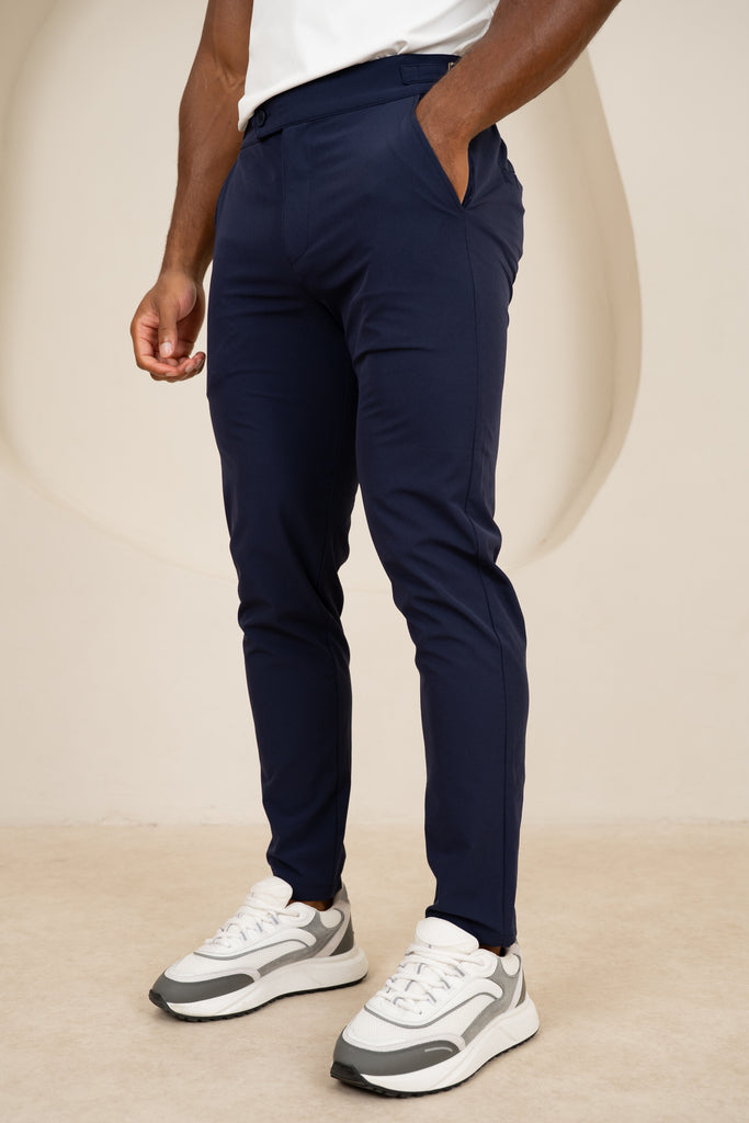 Motion Side Buckle Pant - Navy