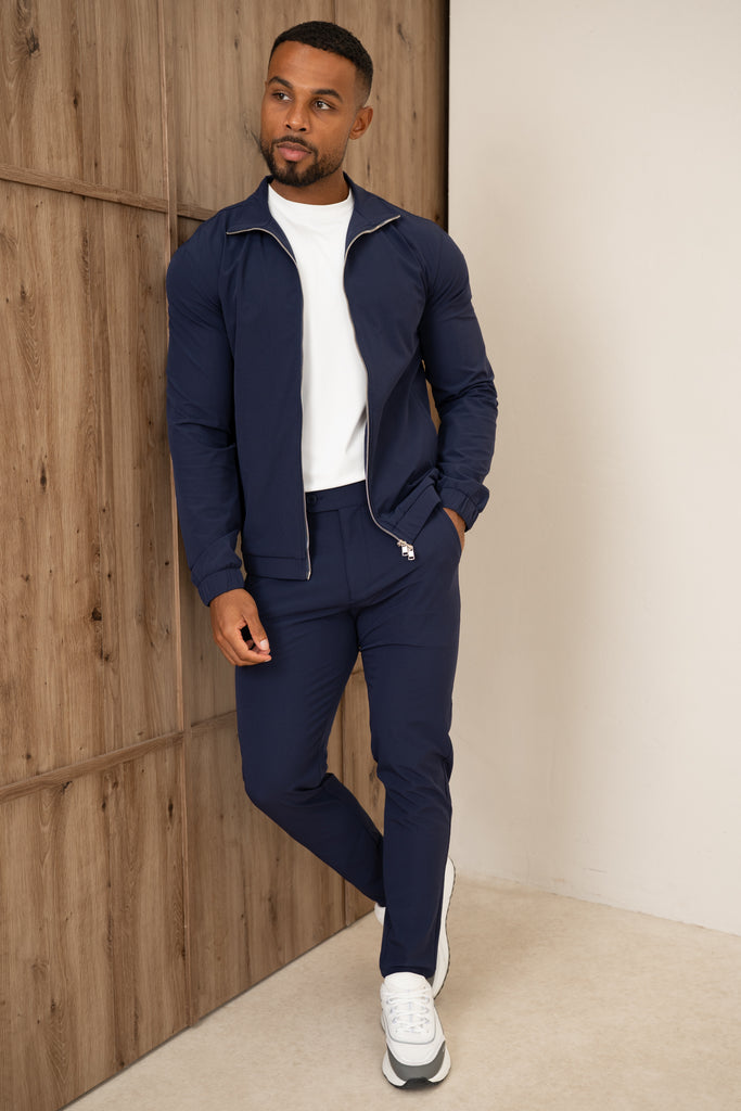 Motion Zip-Up Technical Jacket - Navy