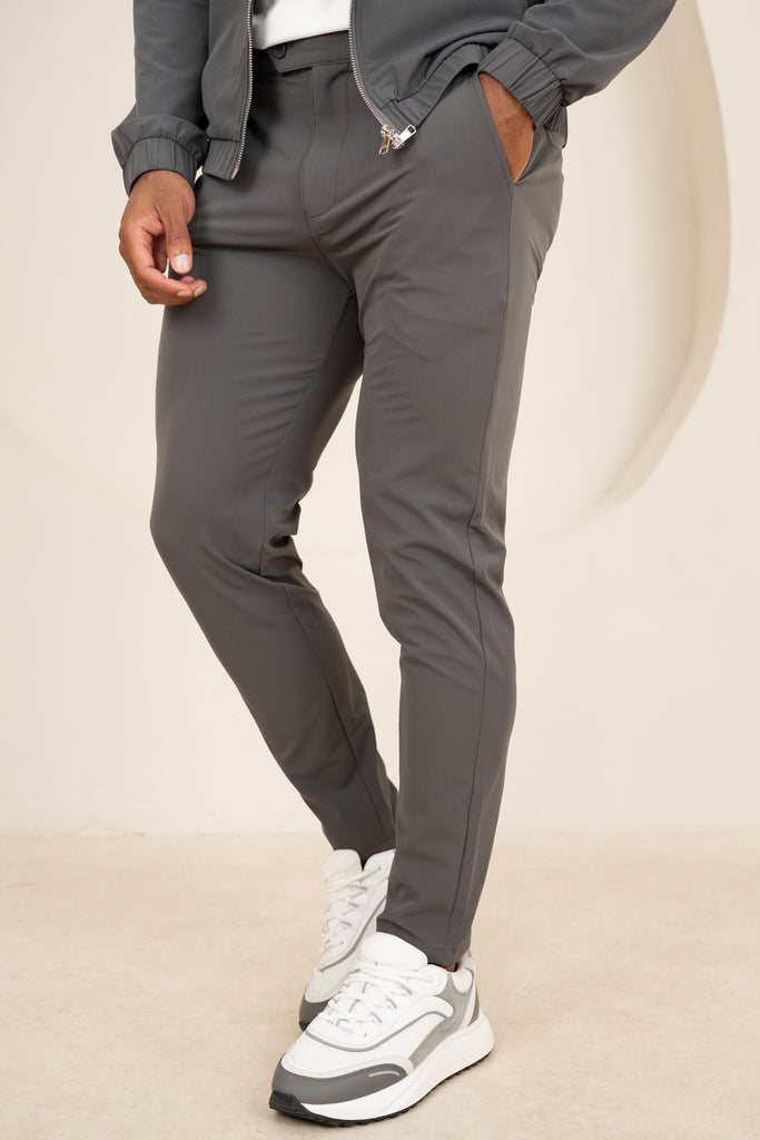 Motion Side Buckle Pant - Charcoal