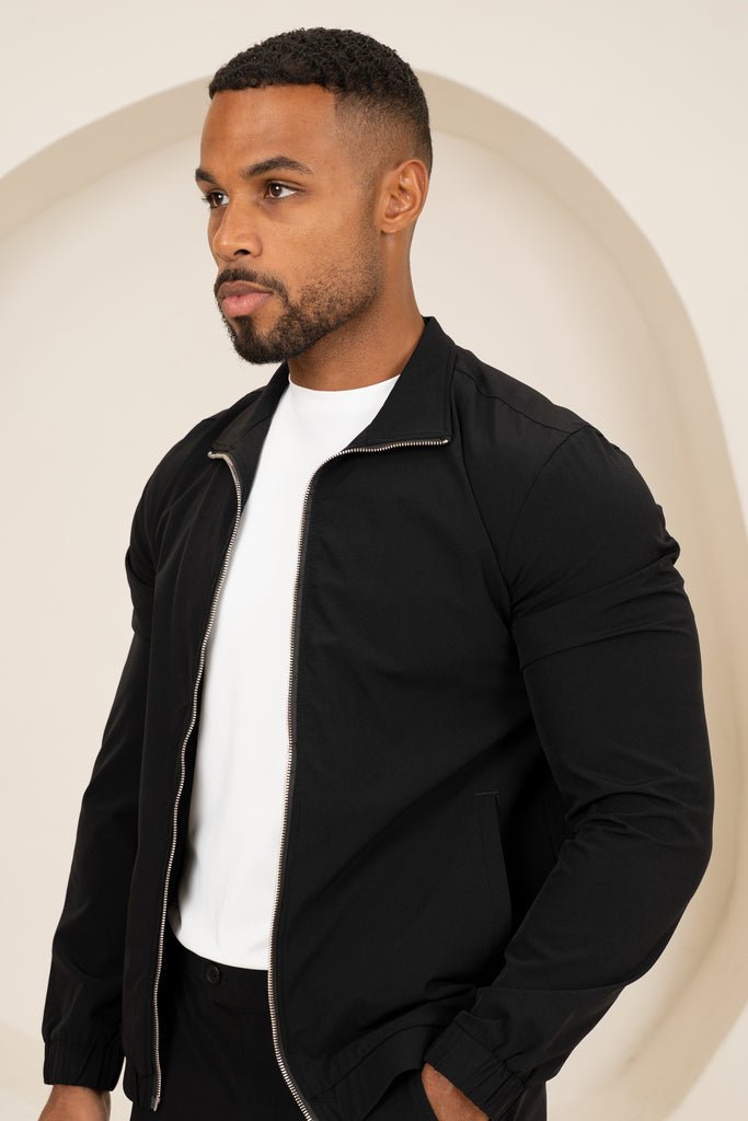 Motion Zip-Up Technical Jacket - Black