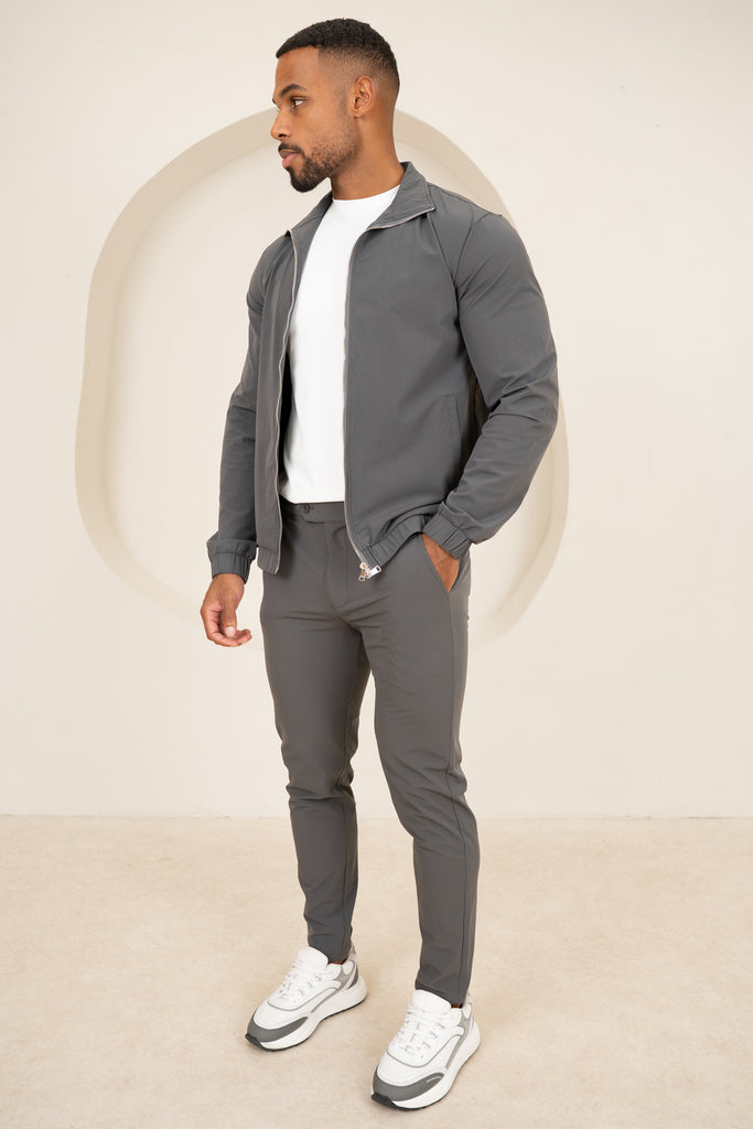 Motion Side Buckle Pant - Charcoal
