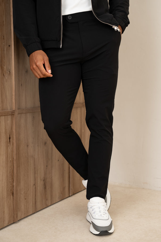 Motion Side Buckle Pant - Black