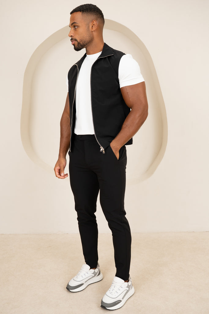 Motion Side Buckle Pant - Black