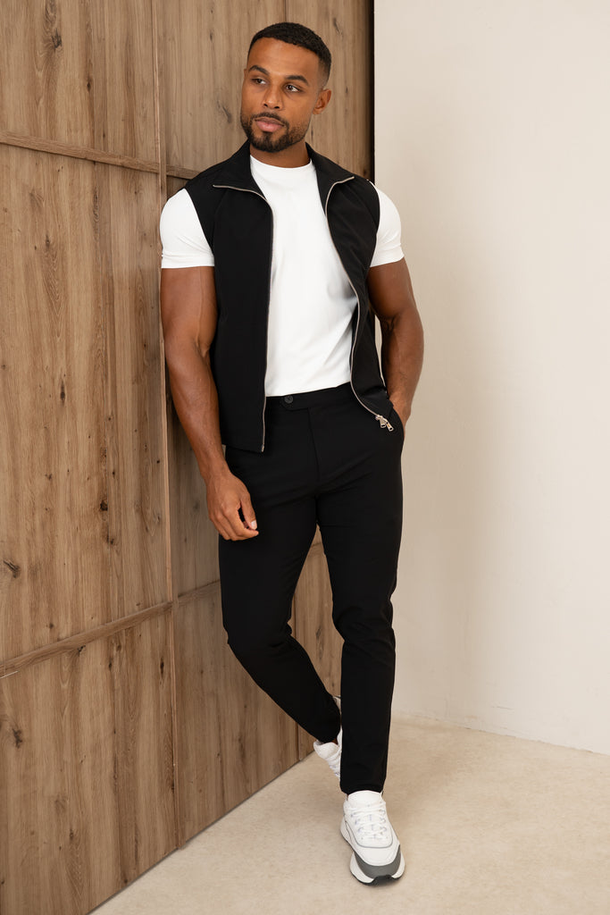 Motion Side Buckle Pant - Black