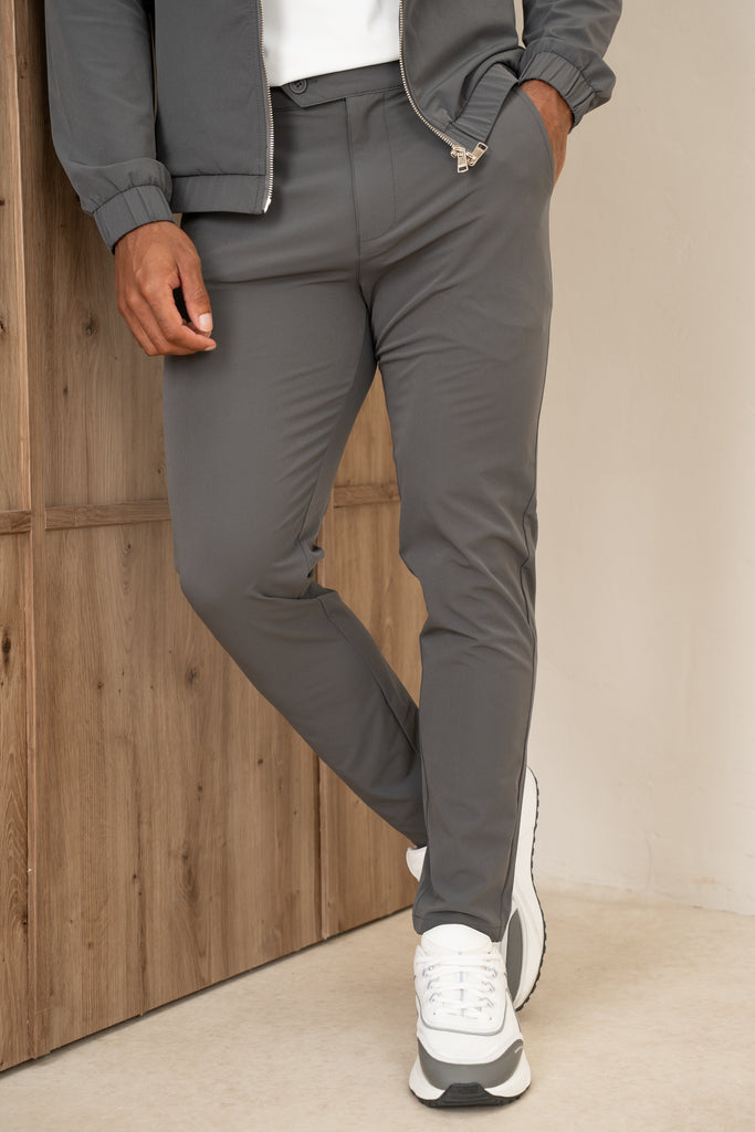 Motion Side Buckle Pant - Charcoal