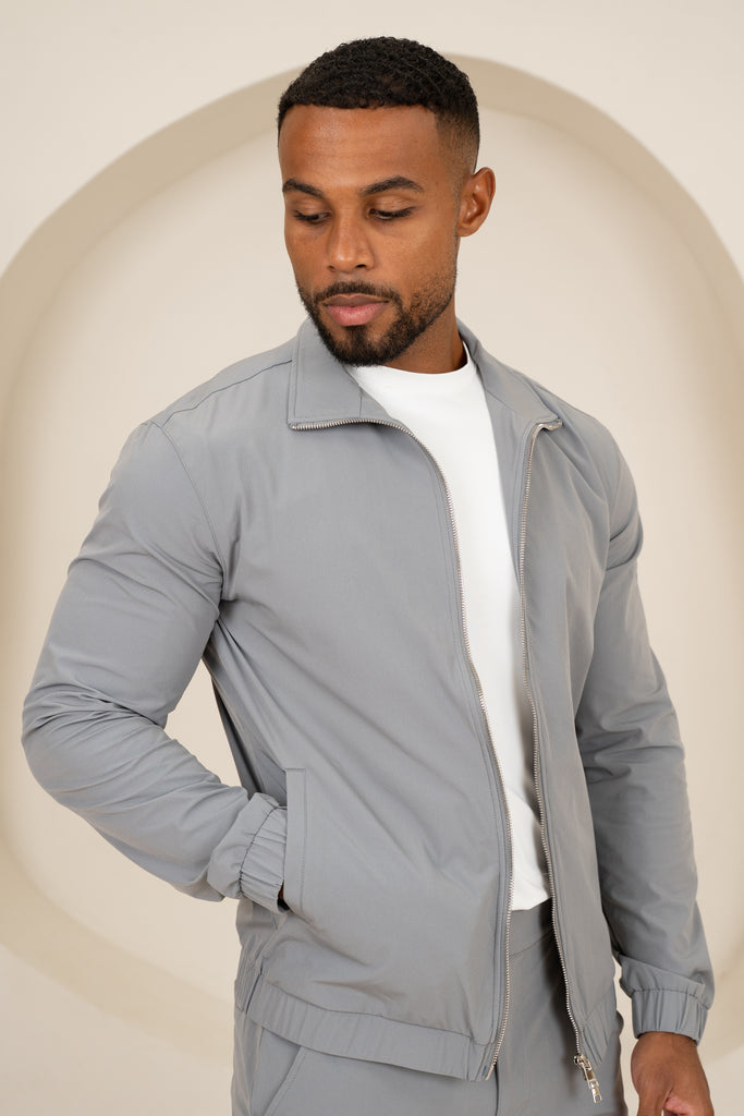 Motion Zip-Up Technical Jacket - Grey