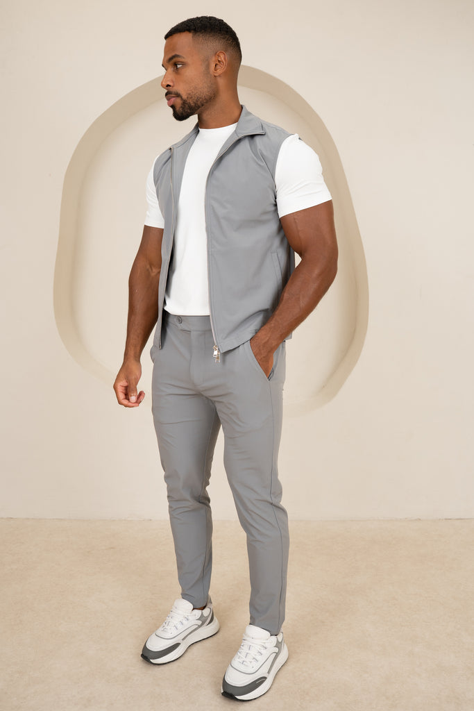 Motion Side Buckle Pant - Grey