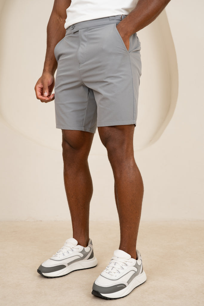 Motion Side Buckle Shorts - Grey