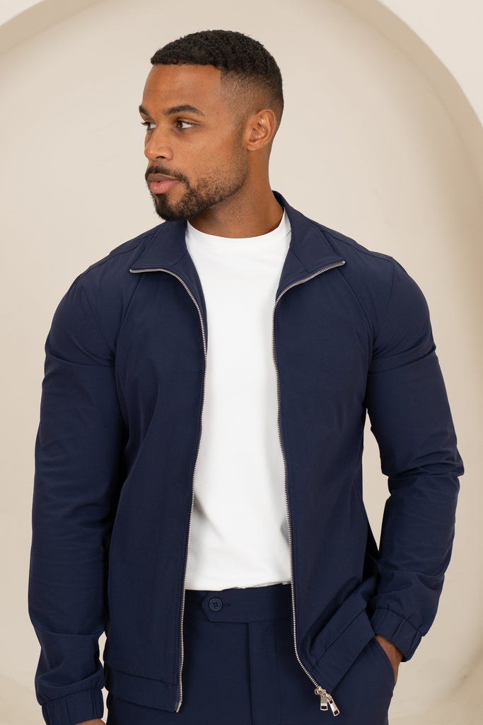 Motion Zip-Up Technical Jacket - Navy