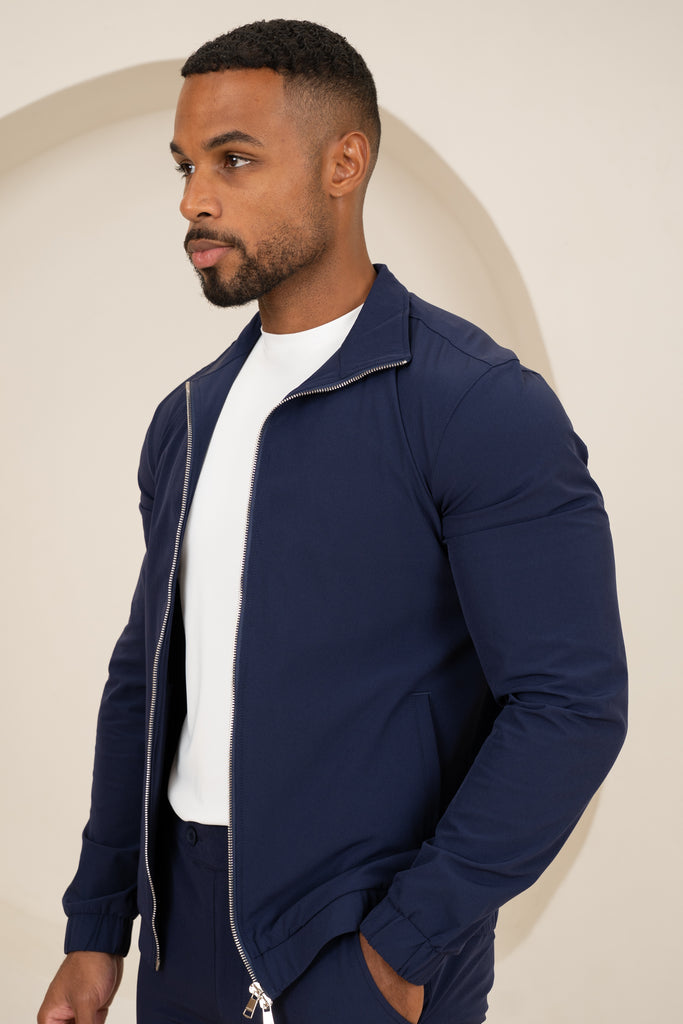 Motion Zip-Up Technical Jacket - Navy