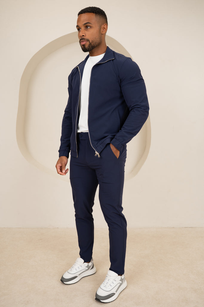Motion Side Buckle Pant - Navy